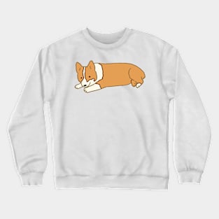 Cute Corgi sitting illustration Crewneck Sweatshirt